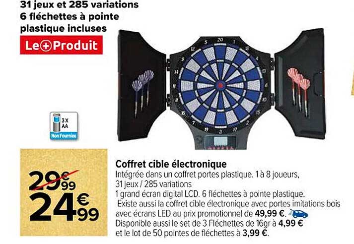 Coffret cible électronique