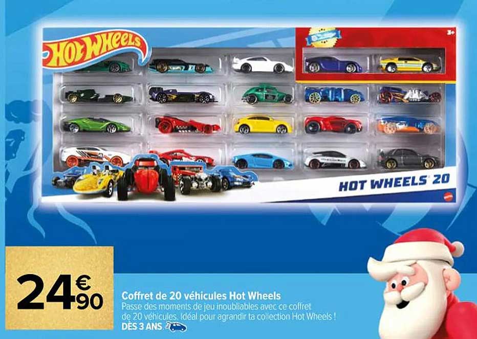 Coffret de 20 véhicules Hot Wheels