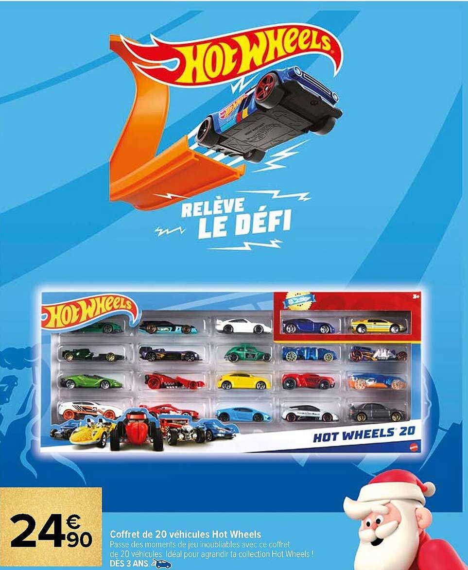 Coffret de 20 véhicules Hot Wheels