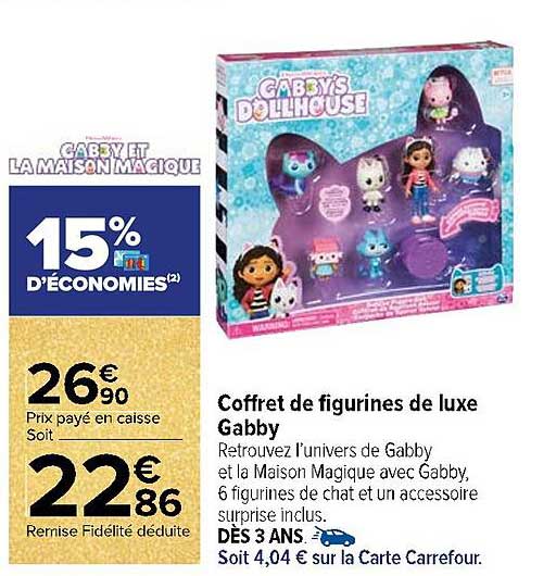 Coffret de figurines de luxe Gabby