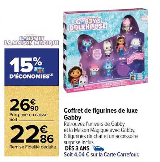 Coffret de figurines de luxe Gabby