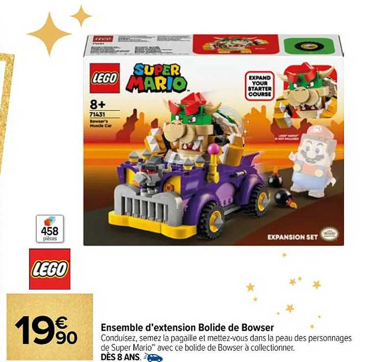 Ensemble d’extension Bolide de Bowser