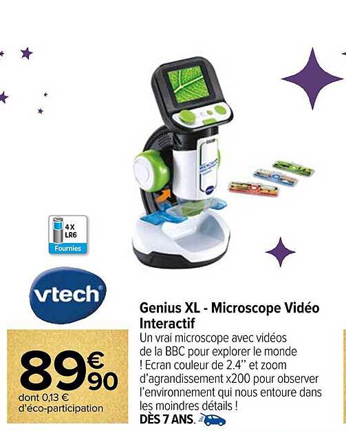 Genius XL - Microscope Vidéo Interactif