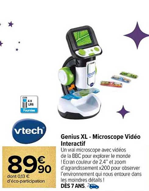 Genius XL - Microscope Vidéo Interactif