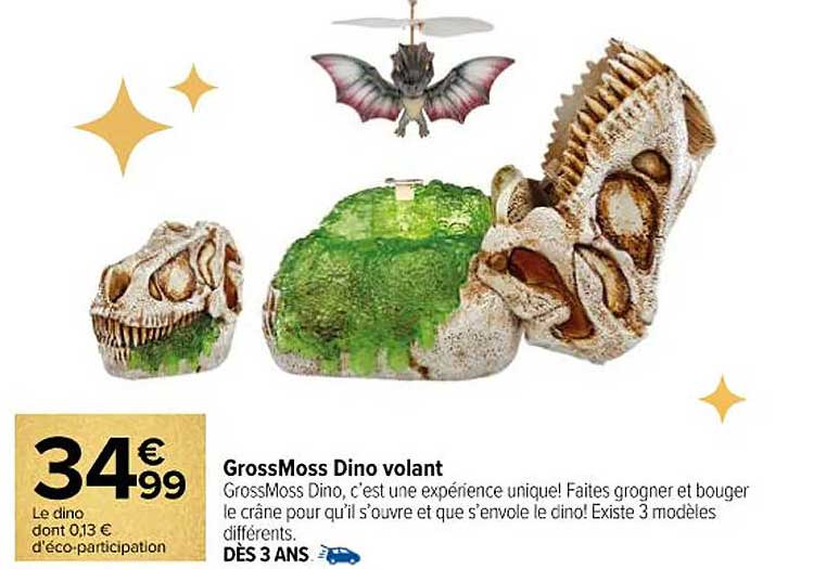 GrossMoss Dino volant