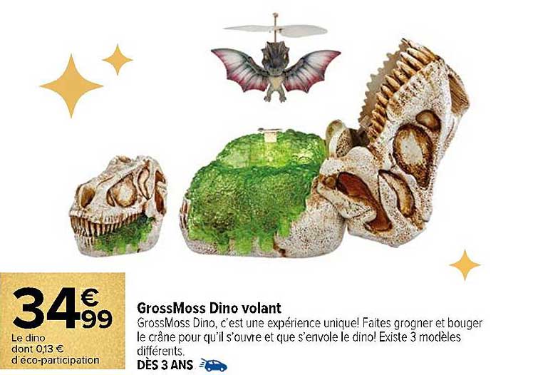 GrossMoss Dino volant