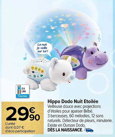 Hippo Dodo Nuit Etoilée