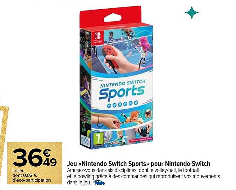 Jeu « Nintendo Switch Sports » pour Nintendo Switch