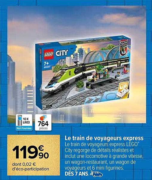 Le train de voyageurs express LEGO® City