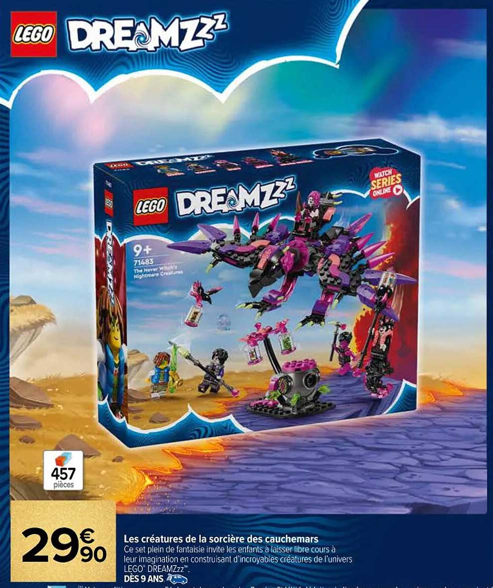 LEGO DREAMZzZ Les créatures de la sorcière des cauchemars