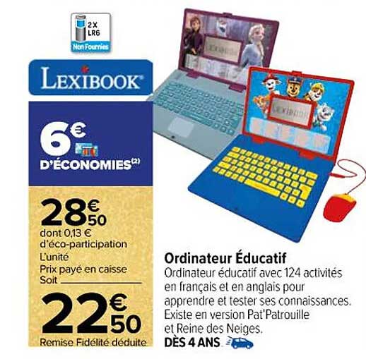 Lexibook Ordinateur Éducatif