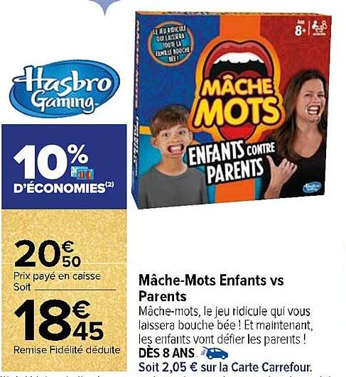 Mâche-Mots Enfants vs Parents