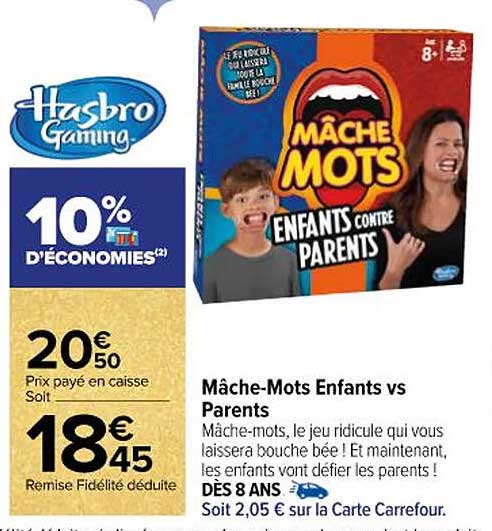 Mâche-Mots Enfants vs Parents