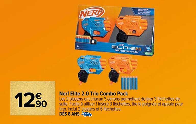 Nerf Elite 2.0 Trio Combo Pack