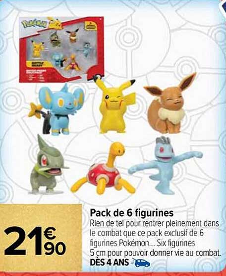 Pack de 6 figurines