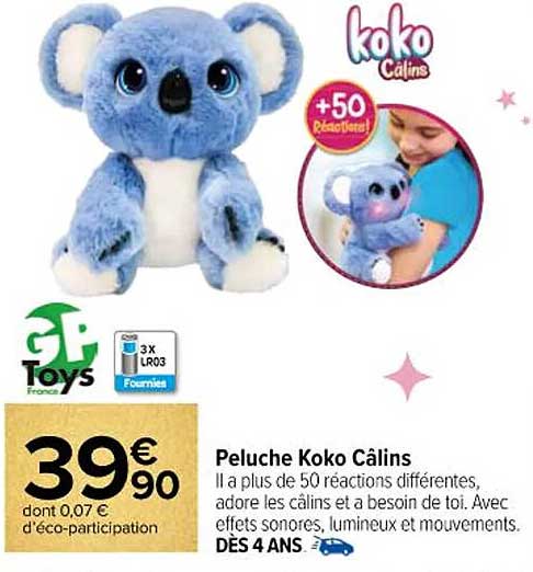 Peluche Koko Câlins