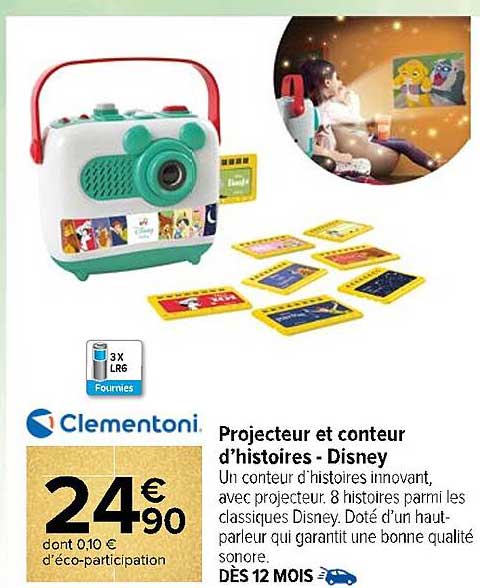 Projecteur et conteur d’histoires - Disney