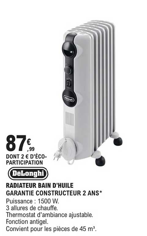 RADIATEUR BAIN D'HUILE