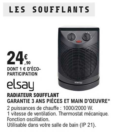 RADIATEUR SOUFFLANT