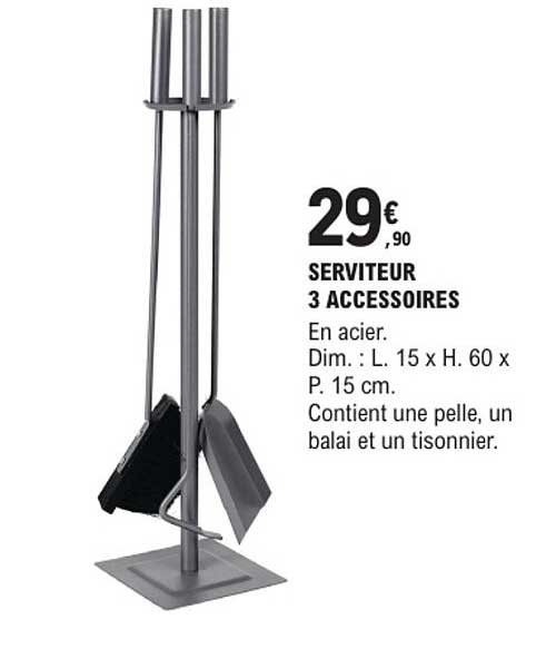 SERVITEUR 3 ACCESSOIRES