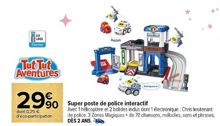 Super poste de police interactif