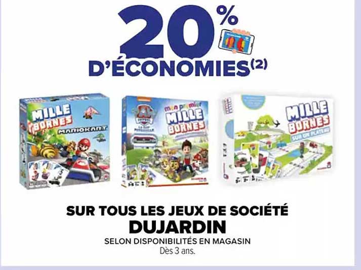 SUR TOUS LES JEUX DE SOCIÉTÉ DUJARDIN