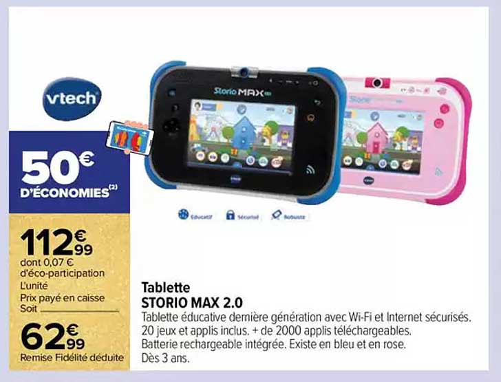 Tablette STORIO MAX 2.0