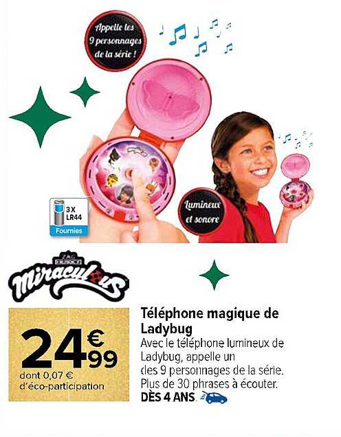 Téléphone magique de Ladybug