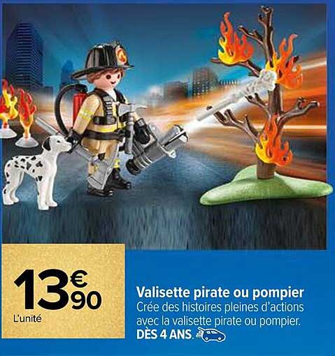 Valisette pirate ou pompier