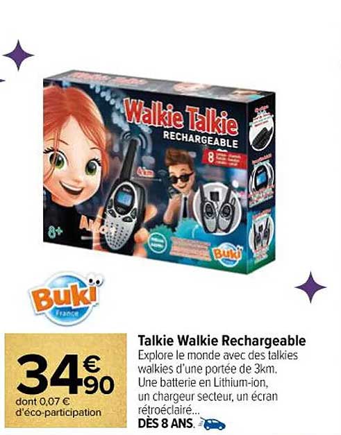 Walkie Talkie Rechargeable