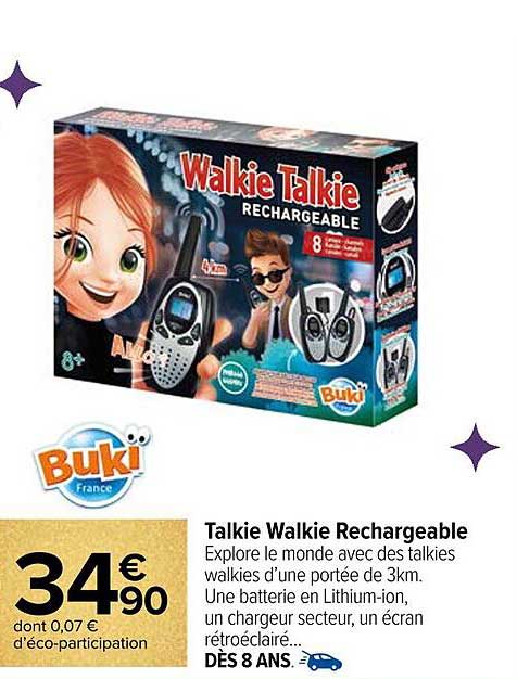 Walkie Talkie Rechargeable