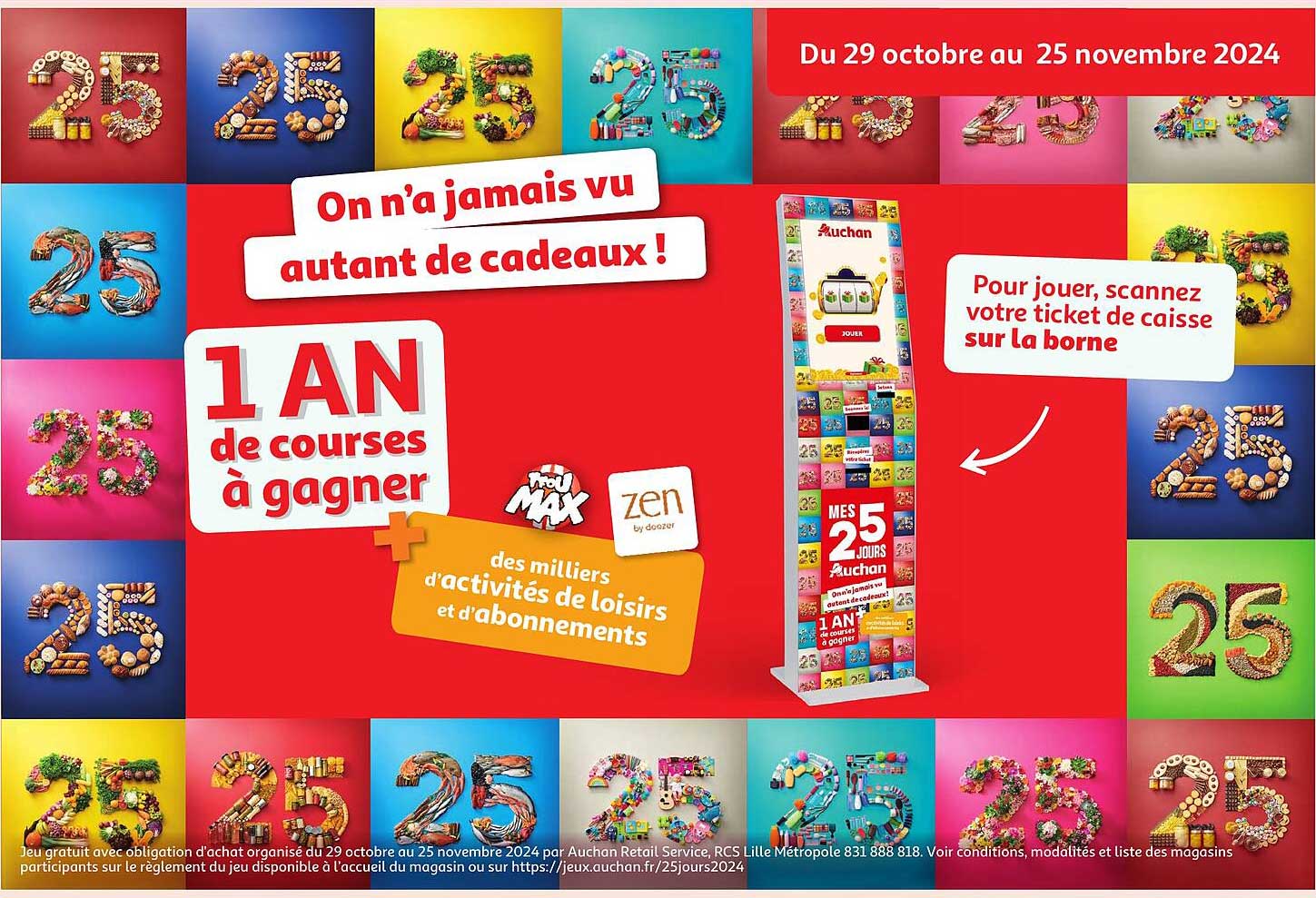 1 AN de courses à gagner