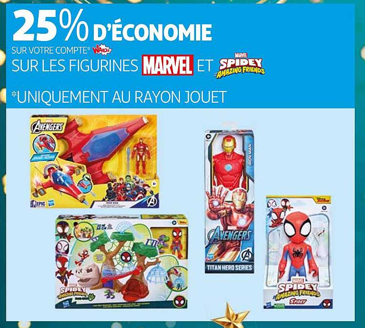 25 % d'économie sur les figurines MARVEL et Spidey Amazing Friends