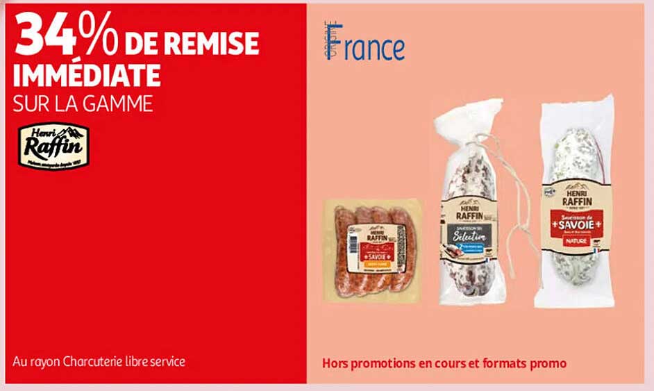 34% DE REMISE IMMEDIATE SUR LA GAMME