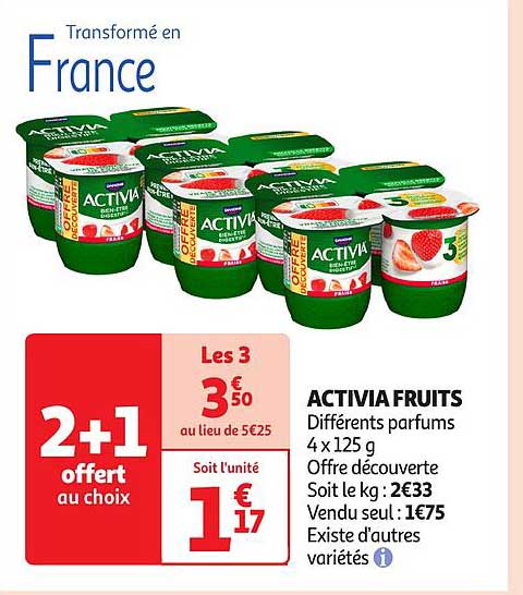 ACTIVIA FRUITS