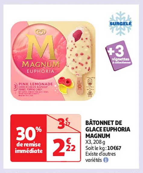 BÂTONNET DE GLACE EUPHORIA MAGNUM