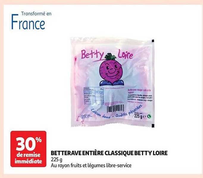 BETTERAVE ENTIÈRE CLASSIQUE BETTY LOIRE