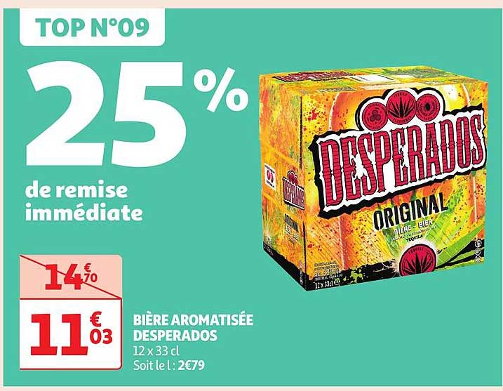 BIÈRE AROMATISÉE DESPERADOS