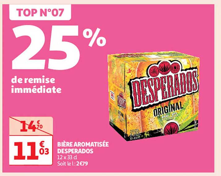 BIÈRE AROMATISÉE DESPERADOS