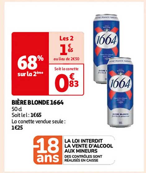 BIÈRE BLONDE 1664