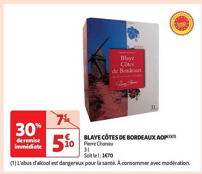 BLAYE CÔTES DE BORDEAUX AOP(1x2)