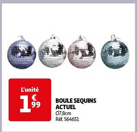 BOULE SEQUINS ACTUEL