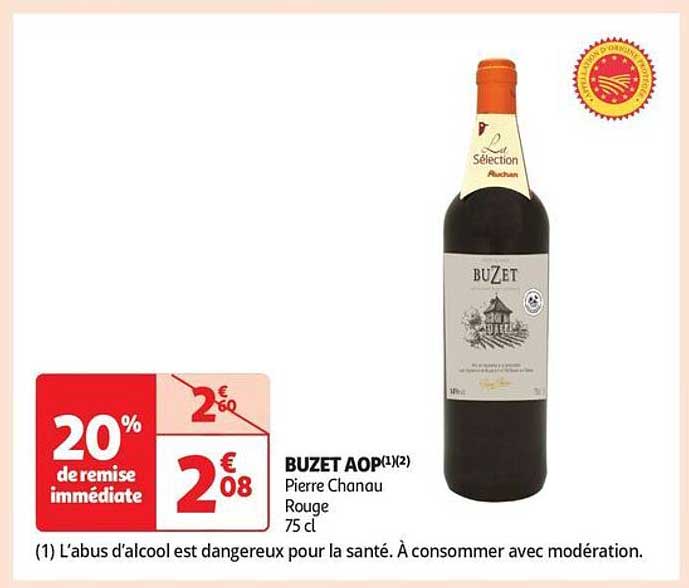 BUZET AOP Pierre Chanau Rouge