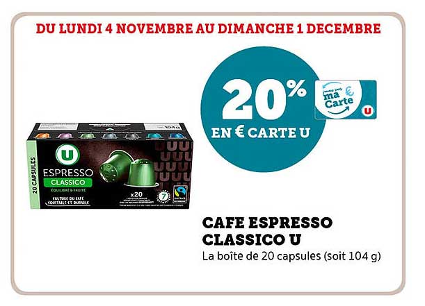 CAFE ESPRESSO CLASSICO U