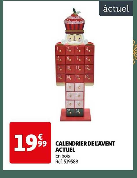 CALENDRIER DE L'AVENT ACTUEL