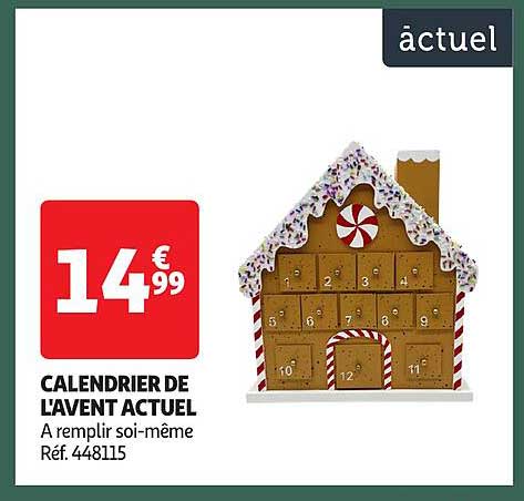 CALENDRIER DE L'AVENT ACTUEL