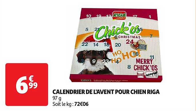 CALENDRIER DE L'AVENT POUR CHIEN RIGA