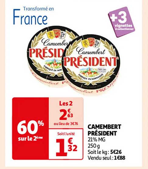 CAMEMBERT PRÉSIDENT