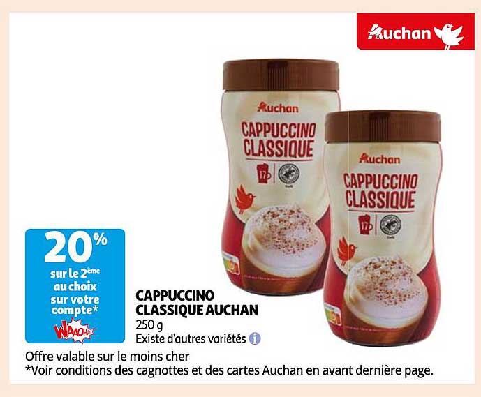 CAPPUCCINO CLASSIQUE AUCHAN