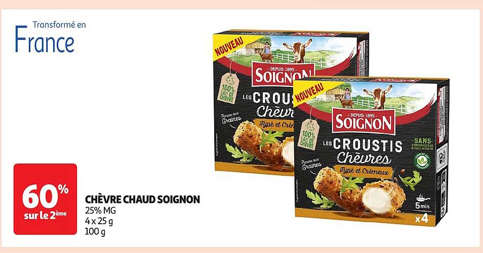 CHÈVRE CHAUD SOIGNON